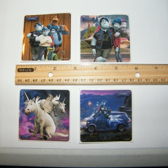 Disney Onward Movie Figure Set of 14 Toy Kit with 10 Figures, 4 Fun Stickers - Picture 6 of 7